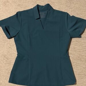 Figs Women's Teal scrub top